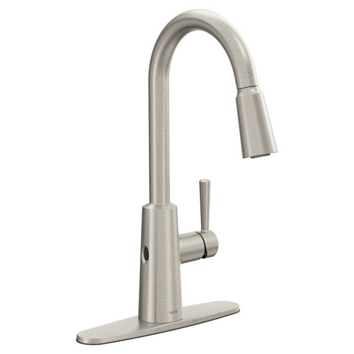 Moen Riley Single Handle MotionSense Wave Pull Down Kitchen Faucet with
